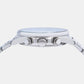 Men Quartz White Dial Chronograph Stainless Steel Watch AM3A51X1