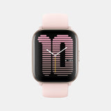Unisex Processor Pink Dial Amoled Silicone Watch AMAZFIT ACTIVE PETAL PINK