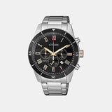 Men Quartz Black Dial Chronograph Watch AN8168-51H