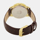 Fashion Men Quartz Silver Dial Multi-Function Leather Watch AP6718X1