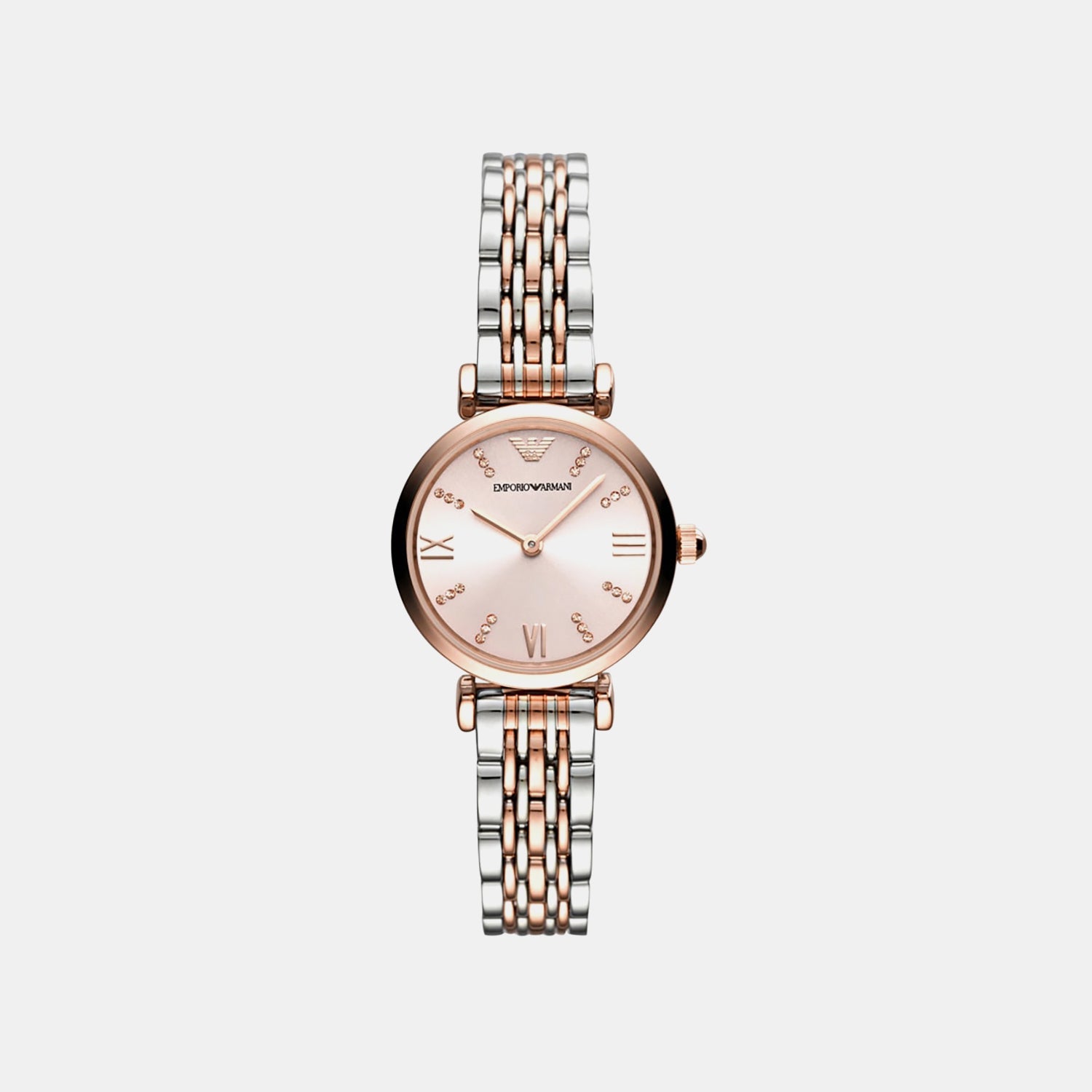 Gianni T-Bar Women Quartz Pink Dial Analog Stainless Steel Watch AR11223