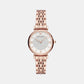 Gianni T-Bar Women Quartz White Dial Analog Stainless Steel Watch AR11244