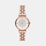 Gianni T-Bar Women Quartz White Dial Analog Stainless Steel Watch AR11244