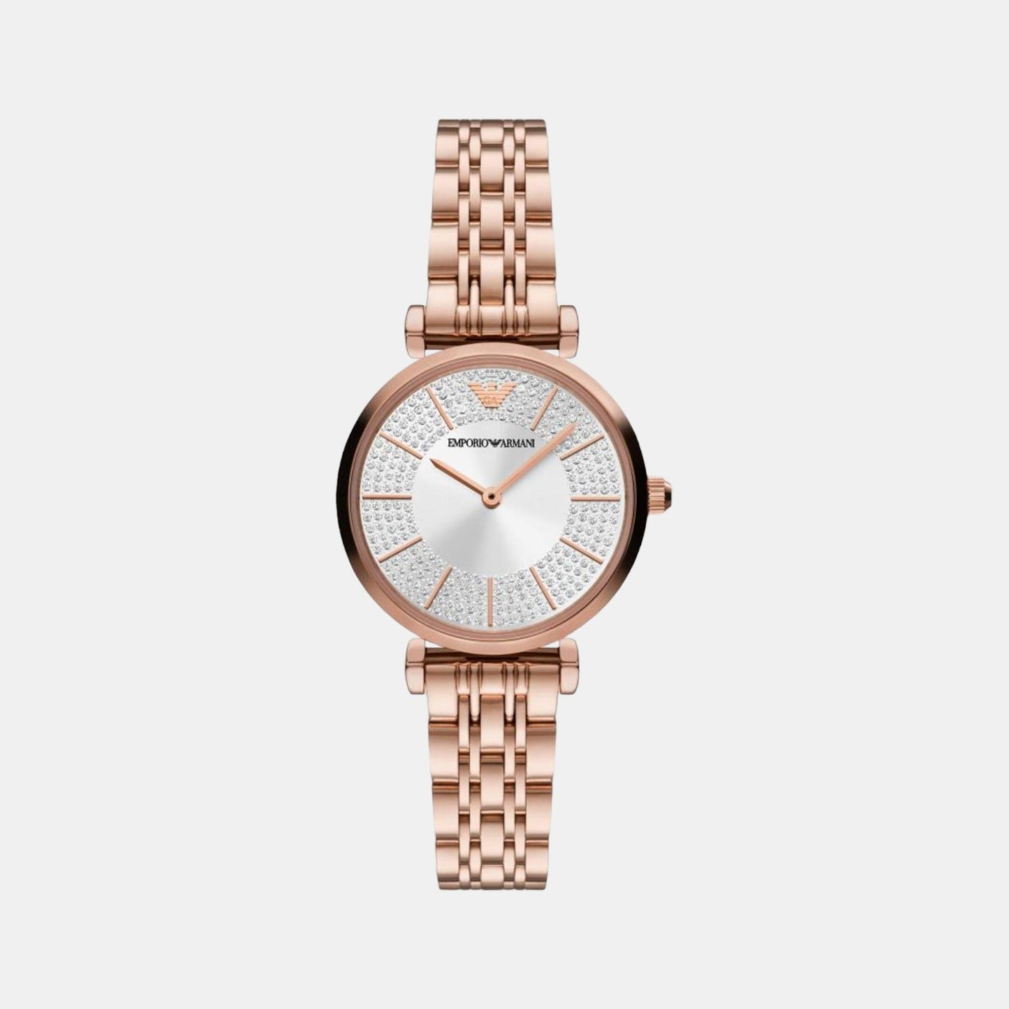 Gianni T-Bar Women Quartz Silver Dial Analog Stainless Steel Watch AR11446