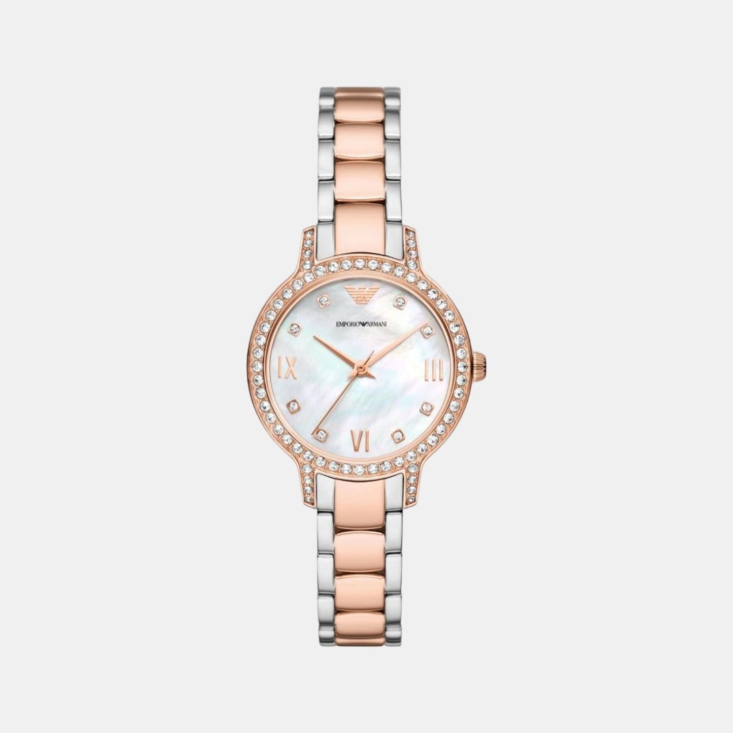 Cleo Women Quartz Mother Of Pearl Dial Analog Stainless Steel Watch AR11499