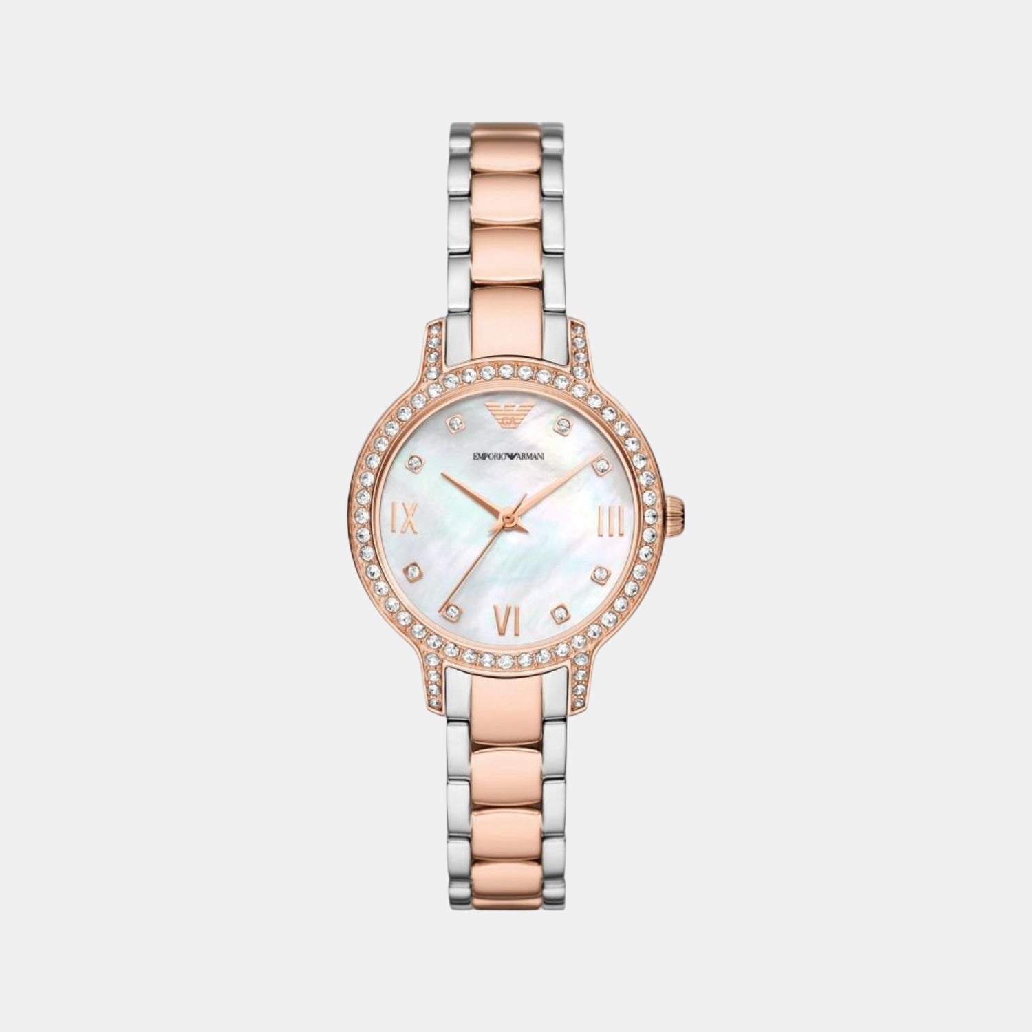 Cleo Women Quartz Mother Of Pearl Dial Analog Stainless Steel Watch AR11499