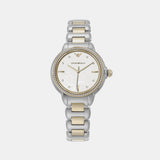 Na Women Quartz Gold Dial Analog Stainless Steel Watch AR11524