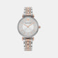 Gianni T-B Women Quartz Silver Dial Analog Stainless Steel Watch AR11537