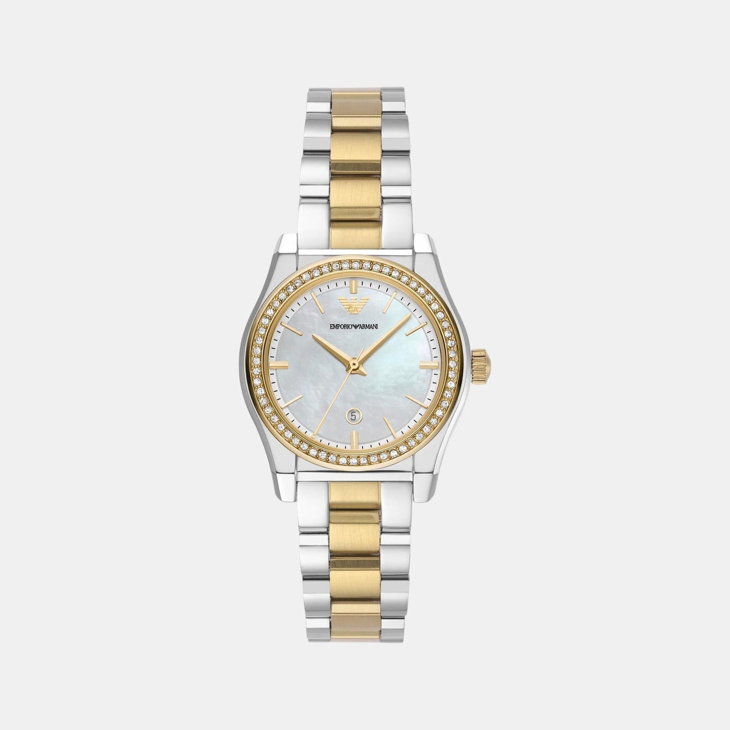 Women Quartz Green Dial Analog Stainless Steel Watch AR11559