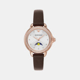 Mia Women Quartz Blue Dial Analog Leather Watch AR11568