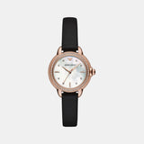 Mia Women Quartz Black Dial Analog Leather Watch AR11598