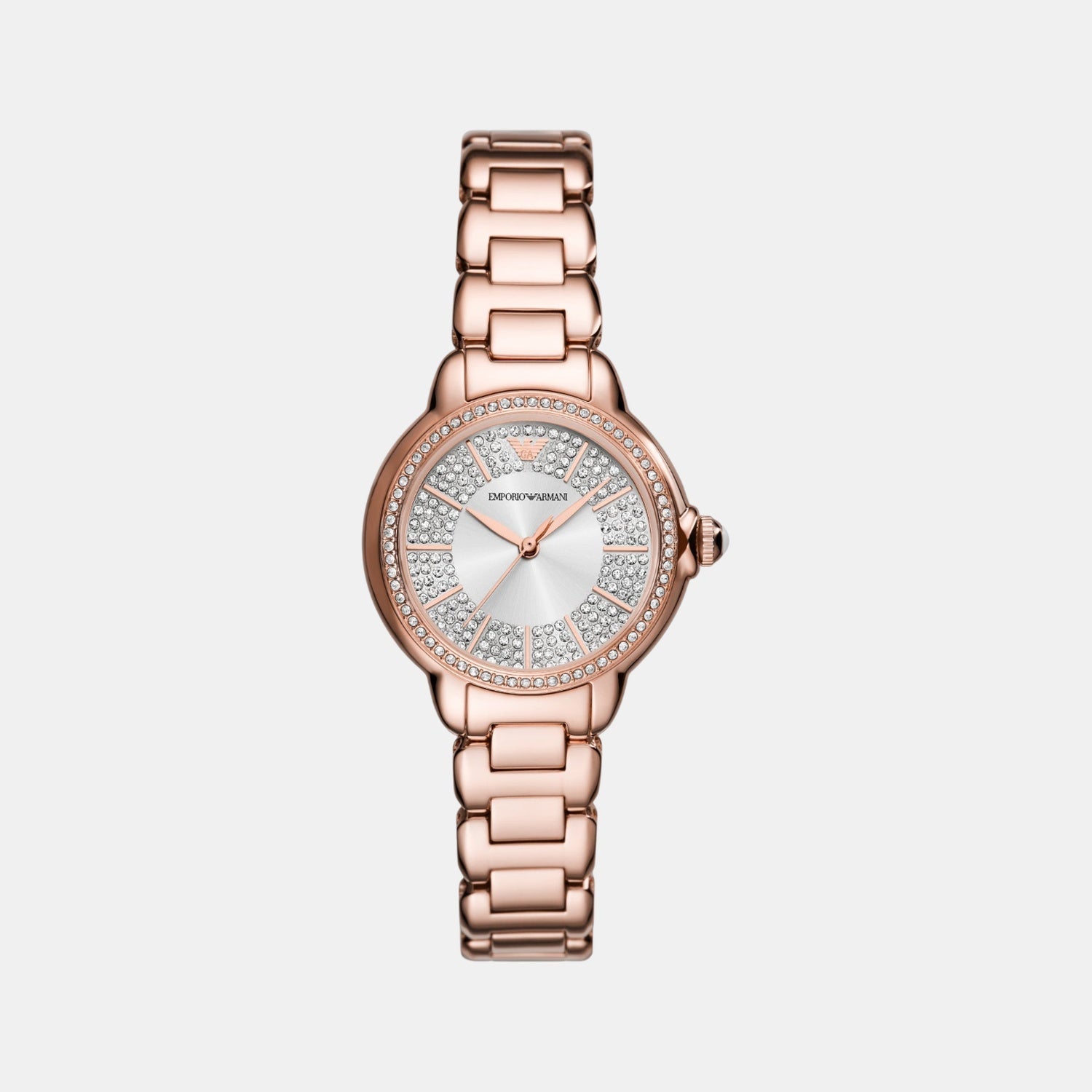 Women Quartz Mother Of Pearl Dial Analog Stainless Steel Watch AR11633
