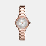 Women Quartz Mother Of Pearl Dial Analog Stainless Steel Watch AR11633