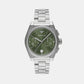 Men Quartz Green Dial Chronograph Stainless Steel Watch AR11640