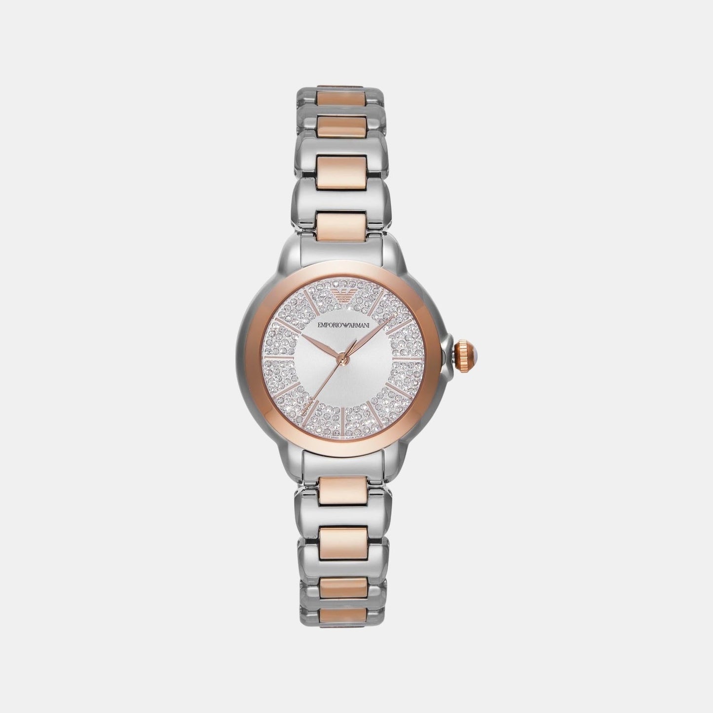 Women Quartz Blue Dial Analog Stainless Steel Watch AR11643