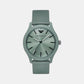 Men Quartz Green Dial Analog Fabric Watch AR11654