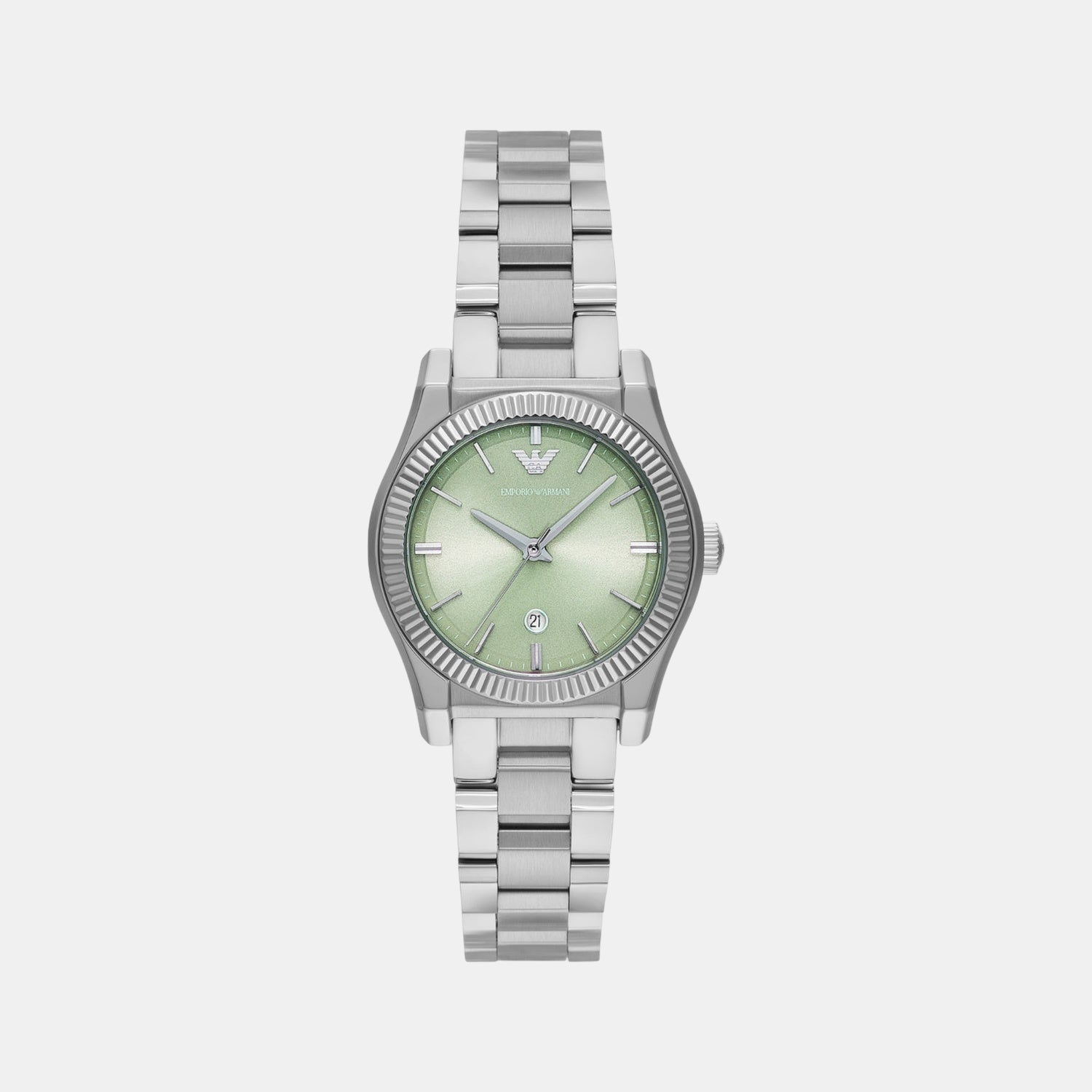 Women Quartz Brown Dial Analog Stainless Steel Watch AR11656