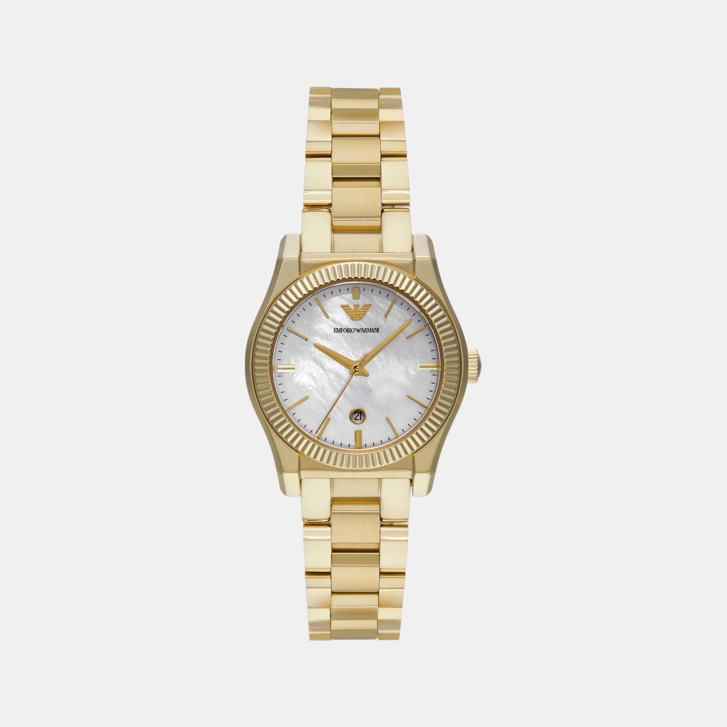 Women Quartz Green Dial Analog Stainless Steel Watch AR11657