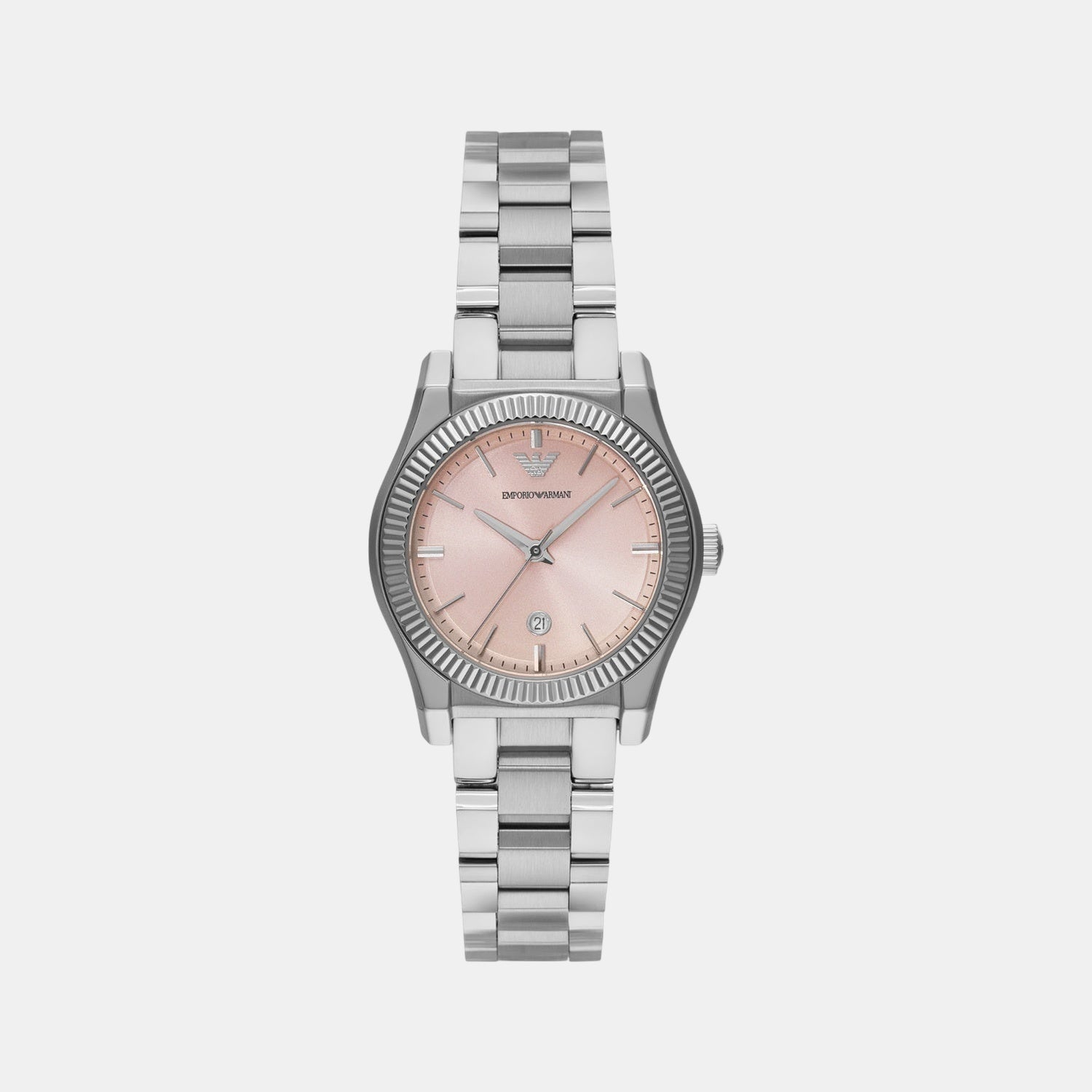 Women Quartz Blue Dial Analog Stainless Steel Watch AR11658