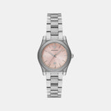 Women Quartz Blue Dial Analog Stainless Steel Watch AR11658
