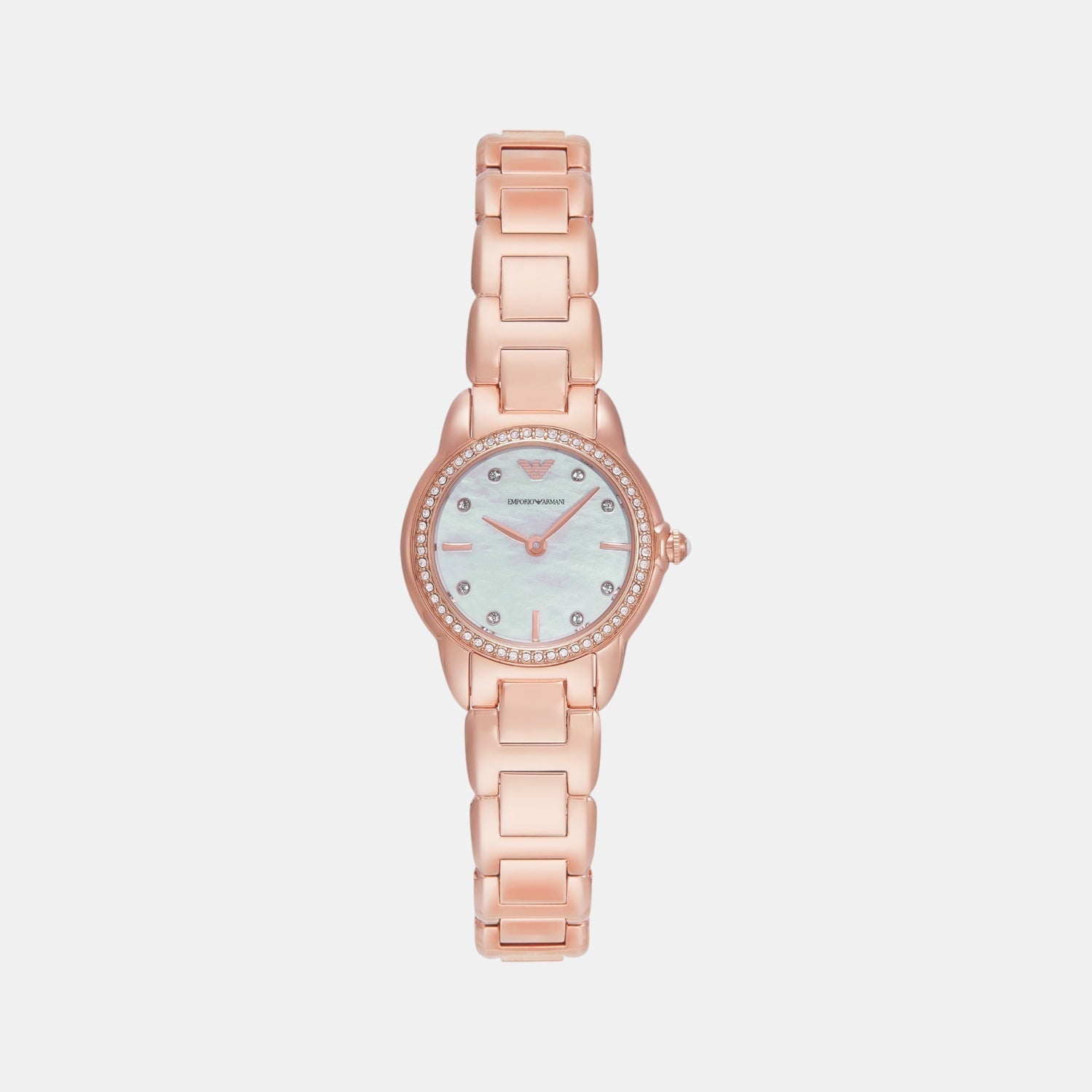 Women Quartz Mother Of Pearl Dial Analog Stainless Steel Watch AR11671