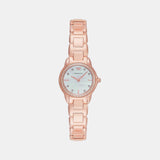 Women Quartz Mother Of Pearl Dial Analog Stainless Steel Watch AR11671
