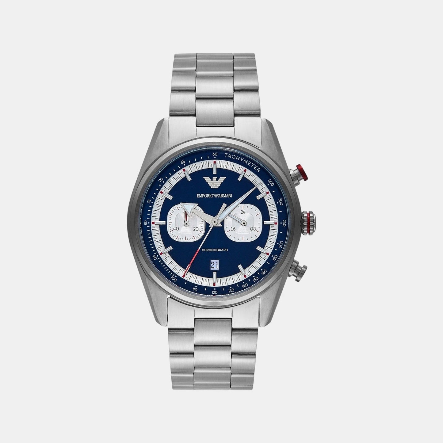 Men Quartz Multicolour Dial Chronograph Stainless Steel Watch AR11676