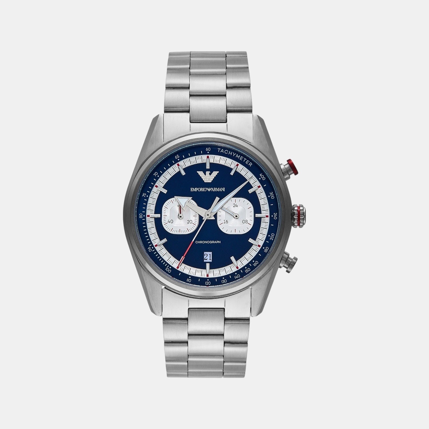 Men Quartz Multicolour Dial Chronograph Stainless Steel Watch AR11676