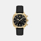 Men Quartz Black Dial Chronograph Leather Watch AR11690