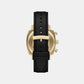 Men Quartz Black Dial Chronograph Leather Watch AR11690