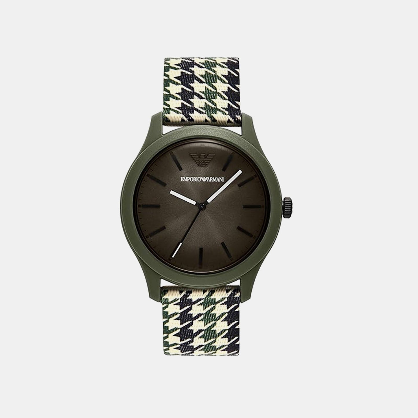 Men Quartz Green Dial Analog Plastic Watch AR11694