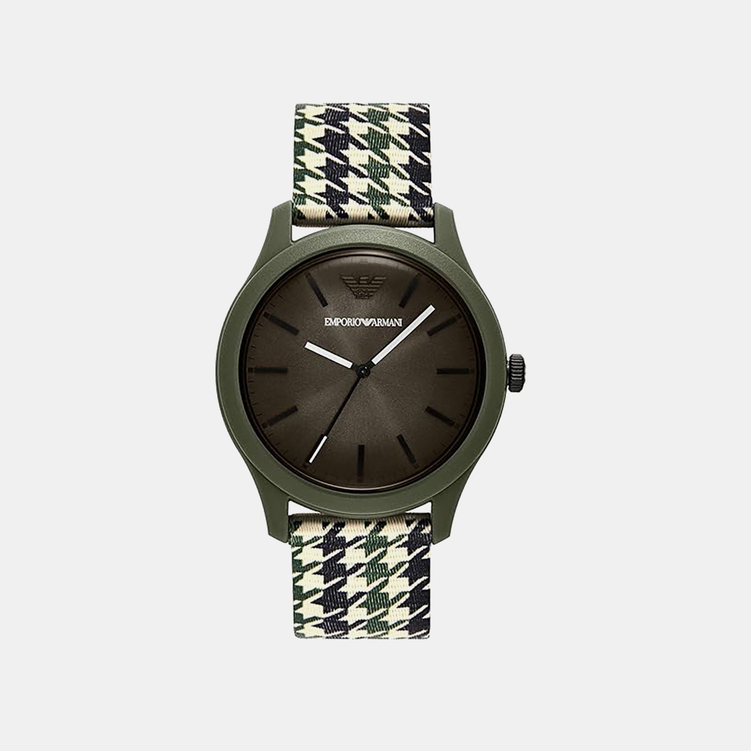 Men Quartz Green Dial Analog Plastic Watch AR11694