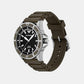World Explorer Men Solar Black Dial Analog Silicone Watch AR11699
