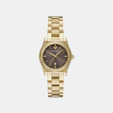 Women Quartz Black Dial Analog Stainless Steel Watch AR11700