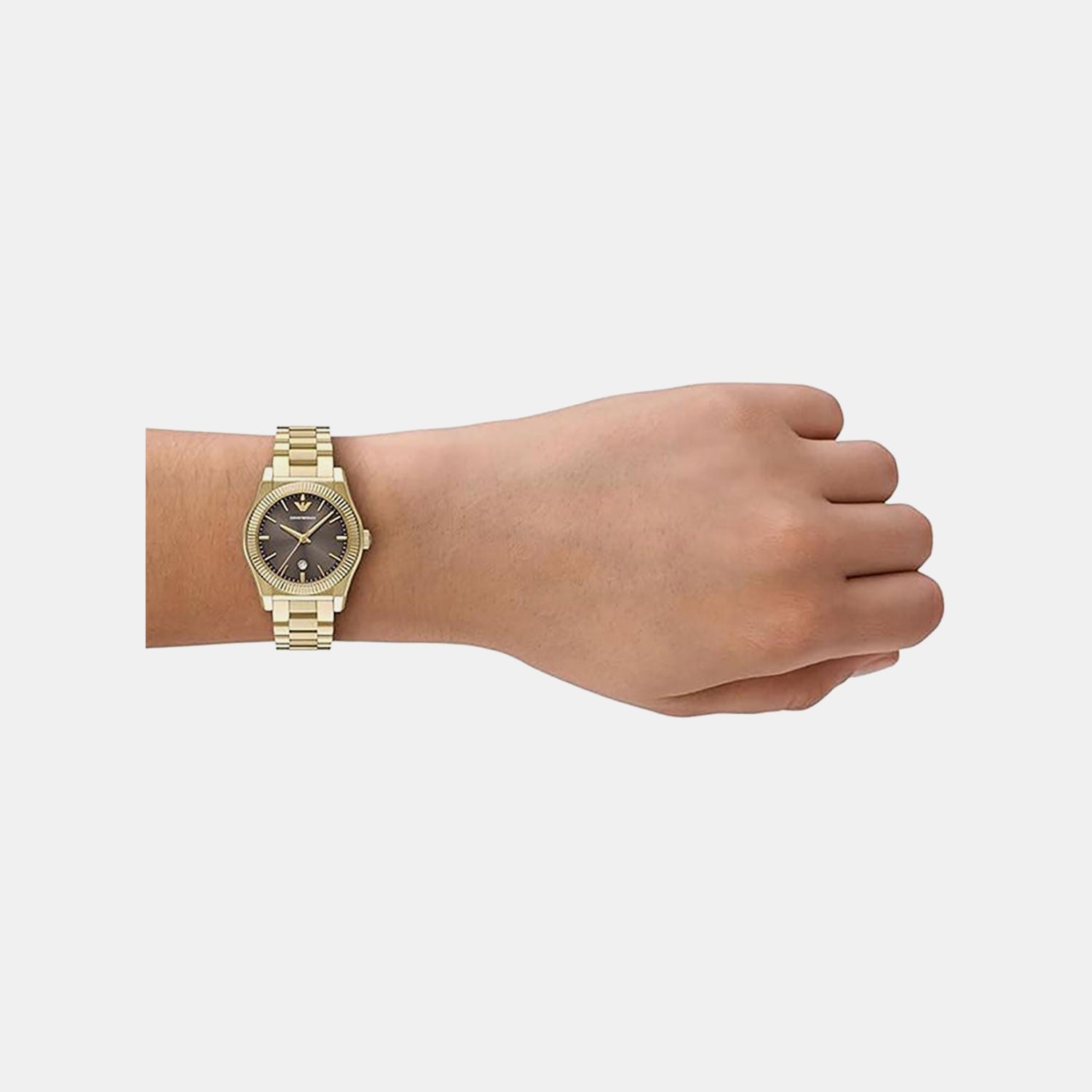 Women Quartz Black Dial Analog Stainless Steel Watch AR11700
