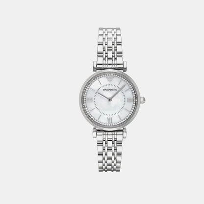 Women Quartz Gold Dial Analog Stainless Steel Watch AR11701