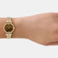 Women Quartz Brown Dial Analog Stainless Steel Watch AR11703