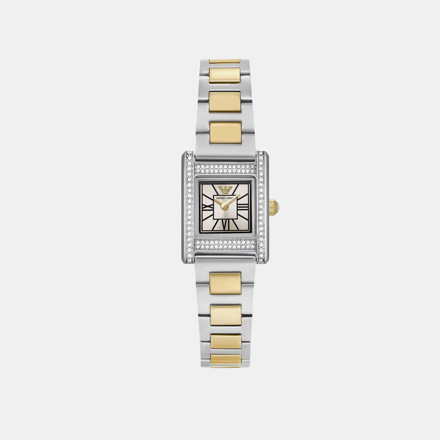 Women Quartz Mother Of Pearl Dial Analog Stainless Steel Watch AR11704