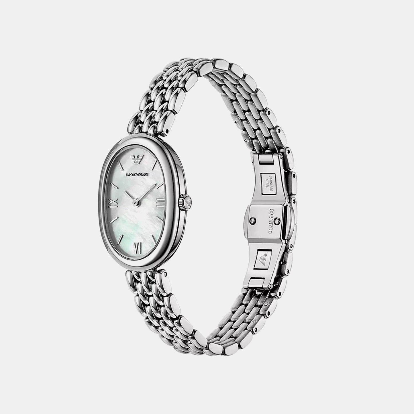 Women Quartz Brown Dial Analog Stainless Steel Watch AR11706