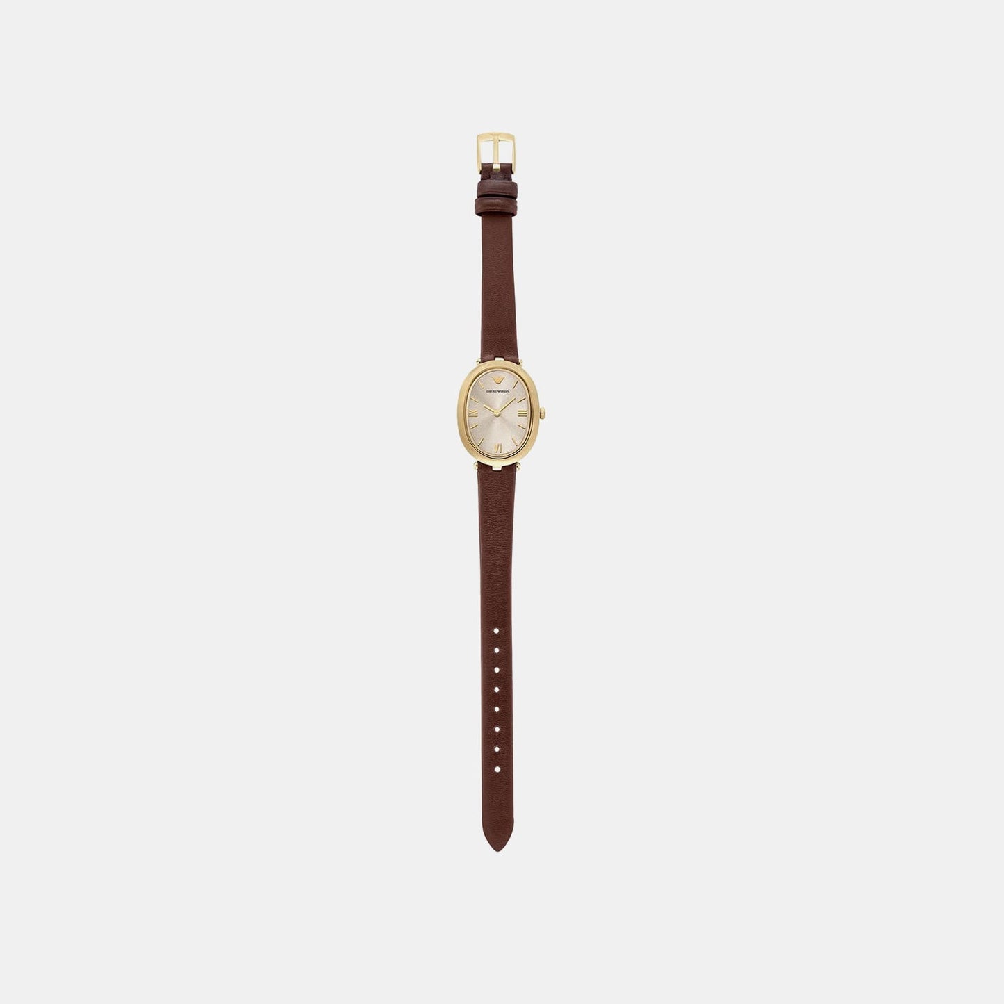Women Quartz Grey Dial Analog Leather Watch AR11708