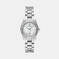 Women Quartz Mother Of Pearl Dial Analog Stainless Steel Watch AR11723