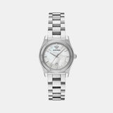 Women Quartz Mother Of Pearl Dial Analog Stainless Steel Watch AR11723