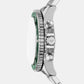 Men Quartz Green Dial Analog Stainless Steel Watch AR11741