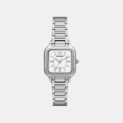 Women Quartz Mother Of Pearl Dial Analog Stainless Steel Watch AR11742