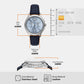 Men Quartz Blue Dial Chronograph Leather Watch AR11747