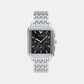 Men Quartz Black Dial Chronograph Stainless Steel Watch AR11751