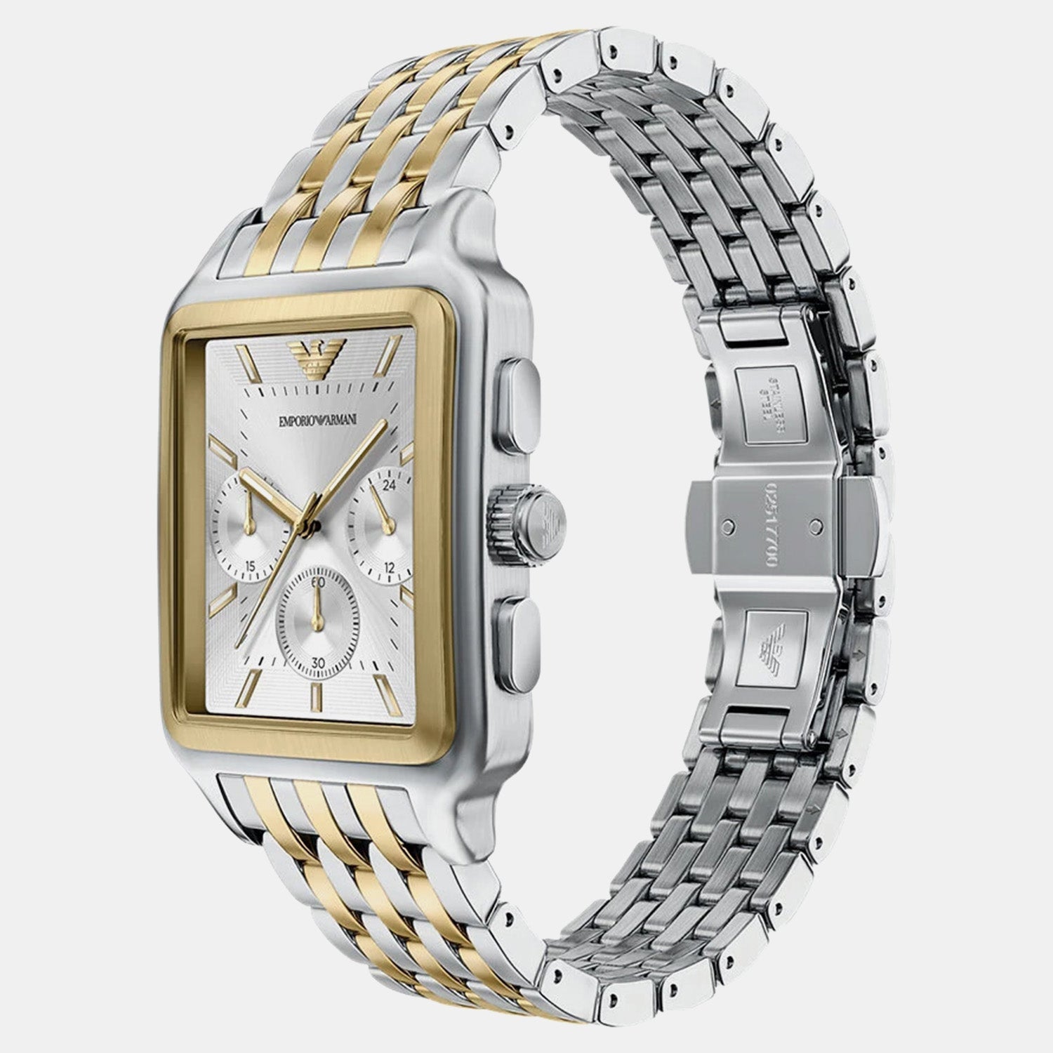 Men Quartz Green Dial Chronograph Stainless Steel Watch AR11752