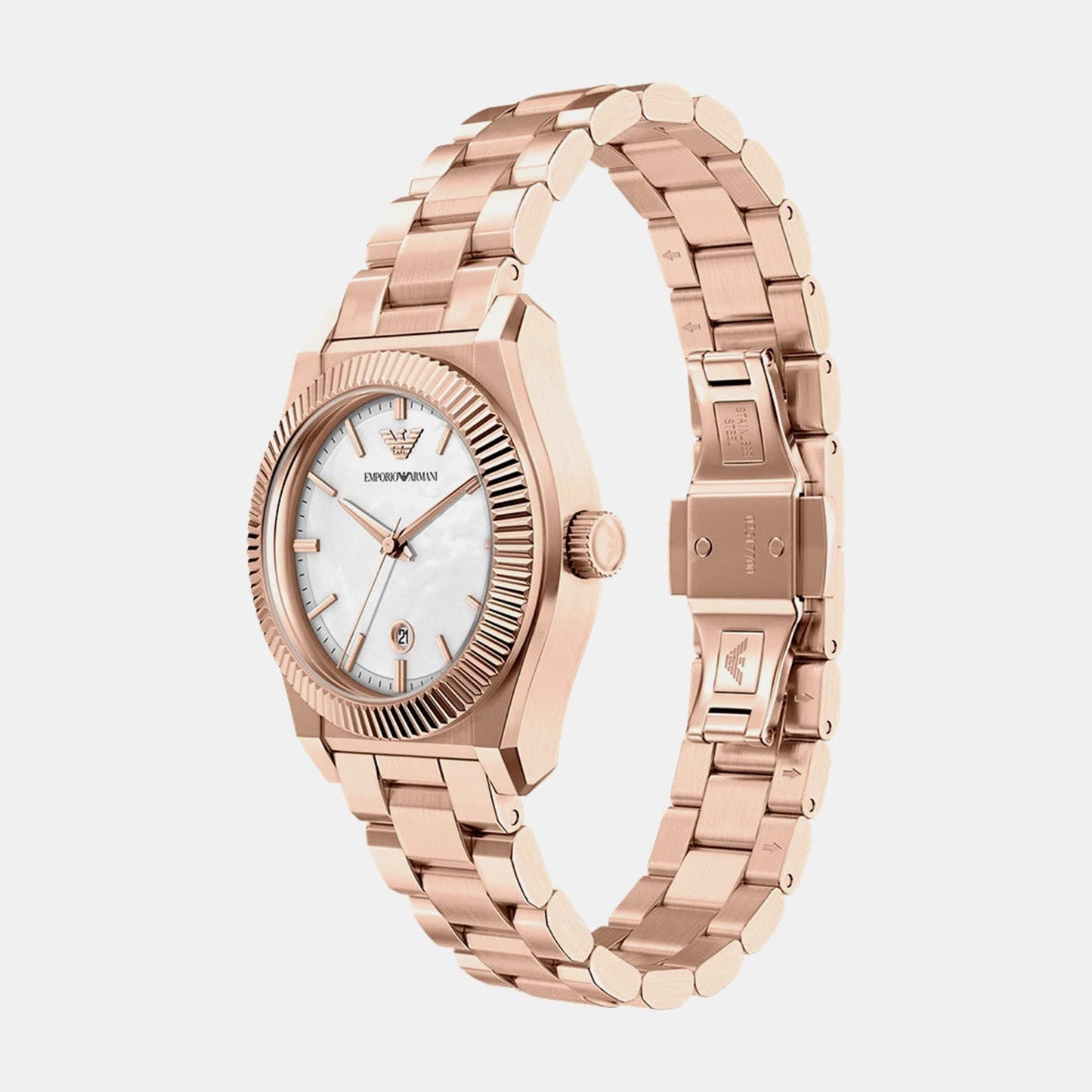 Women Quartz Green Dial Analog Stainless Steel Watch AR11762