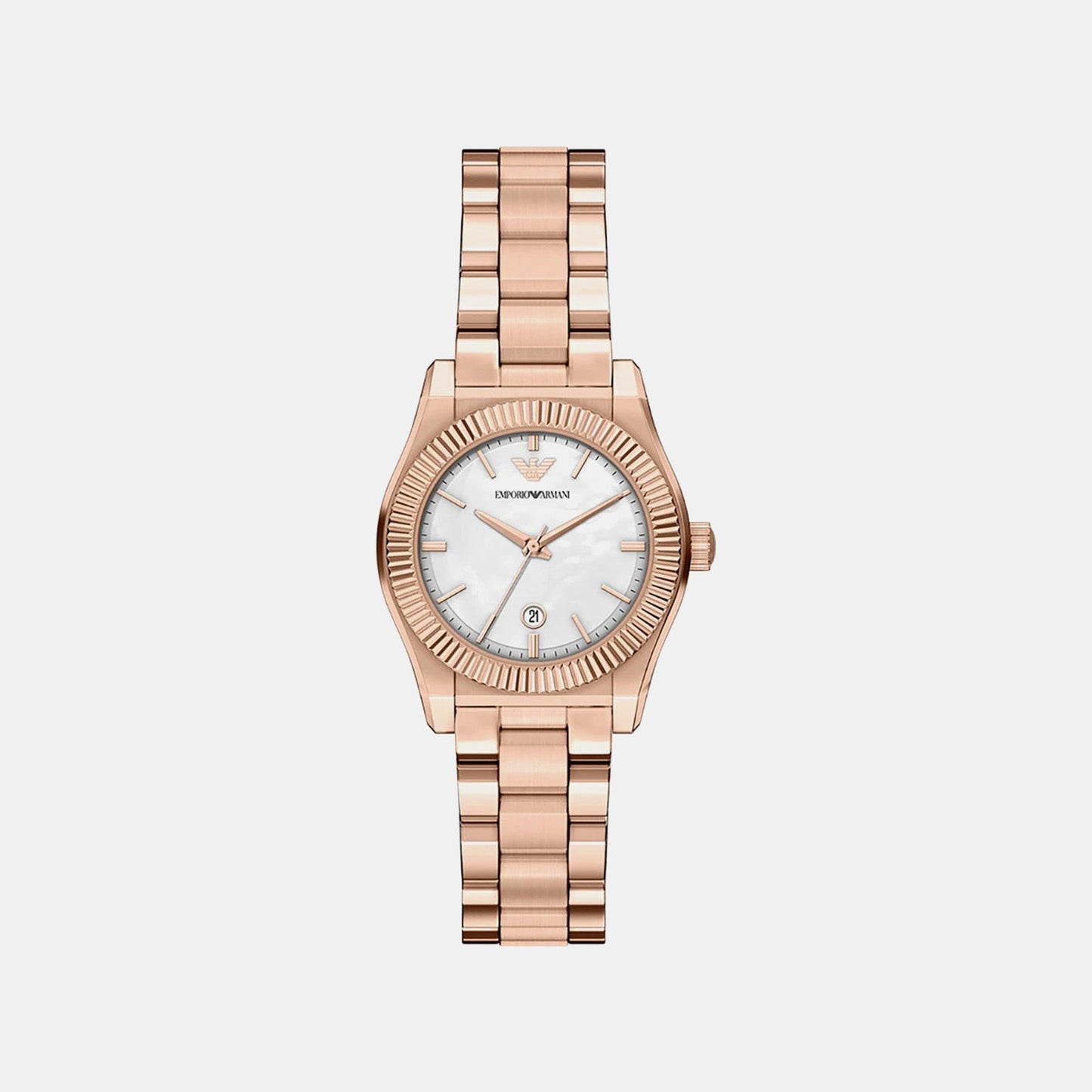 Women Quartz Green Dial Analog Stainless Steel Watch AR11762