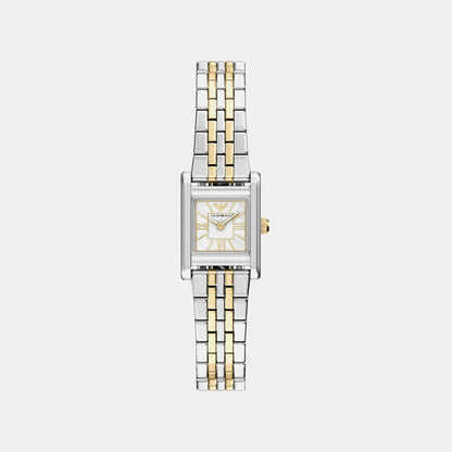 Women Quartz Mother Of Pearl Dial Analog Stainless Steel Watch AR11763